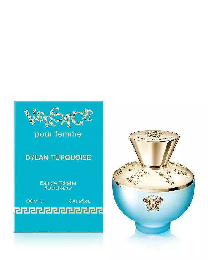 VERSACE POUR FEMME DYLAN TURQUOISE FOR WOMEN 3.4 OZ EDT