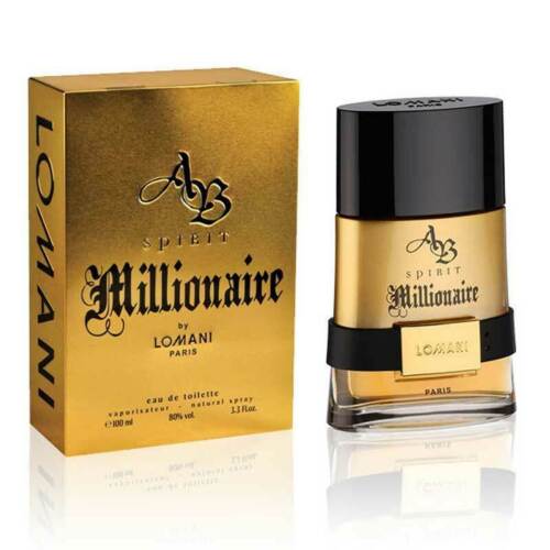 LOMANI SPIRT MILLIONAIRE FOR MEN 3.4 OZ EDT SPRAY