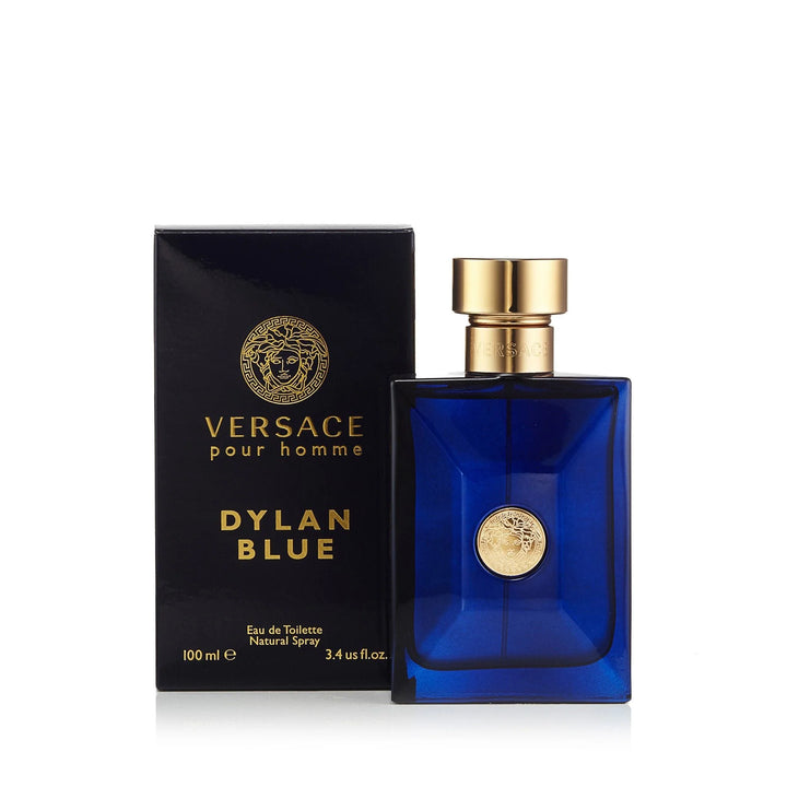 VERSACE DYLAN BLUE FOR MEN 3.4 OZ EDT