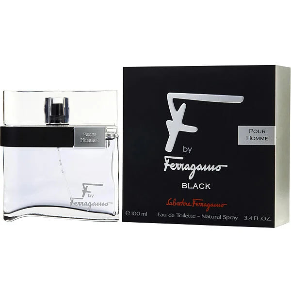 FERRAGAMO F BLACK FOR MEN 3.4 OZ EDT