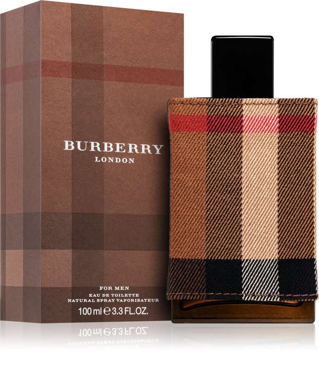 BURBERRY LONDON FABRIC FOR MEN 3.4 OZ EDT SP