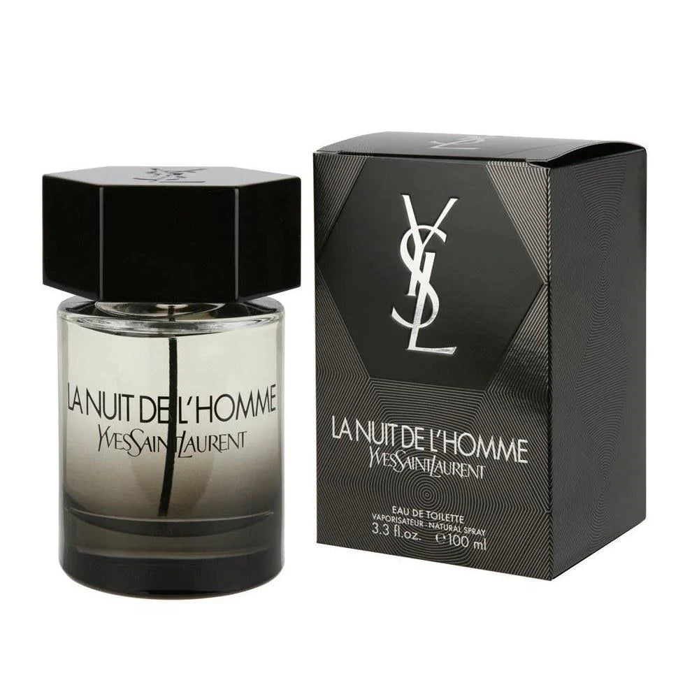 LA NUIT DE L'HOMME YVES SAINT LAURENT FOR MEN 3.3 OZ EDT